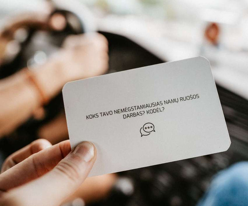 Žaidimas draugams "Pašnekesiai"