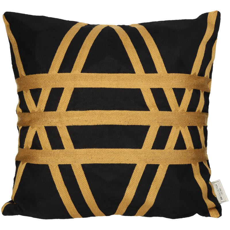 Pagalvėlė "Golden Lines" (50 x 50 cm)