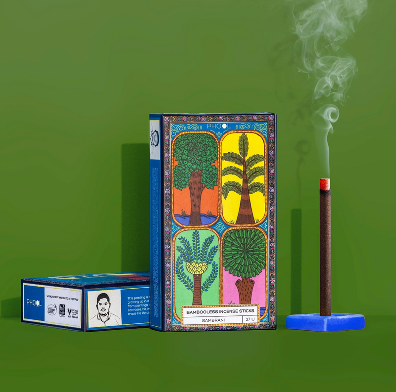 Smilkalai be bambuko „Sambrani“