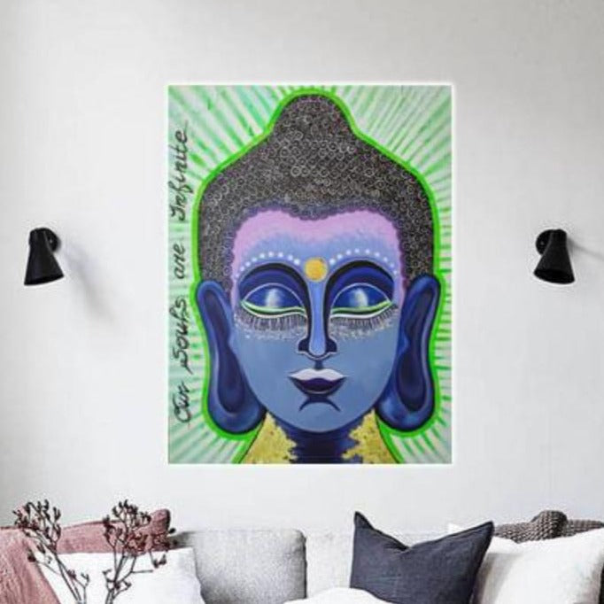 Paveikslas "Buddha" (70 x 90 cm)