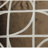 Pagalvėlė "Geometric Brown" (45 x 45 cm)