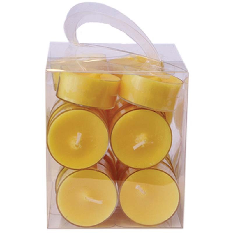 Arbatinės žvakutės „Yellow" (20 vnt.)