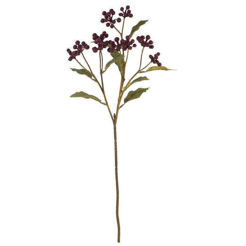 Dirbtinė gėlė "Berries Burgund" (53 cm)