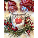 Arbatinės žvakutės „MAXI red" (4 vnt.)