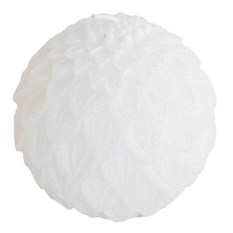 Ball Candle "Textured White"