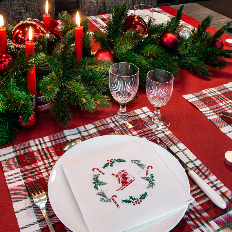 Servetėlės "Père Noël Ski" (40 x 40 cm)