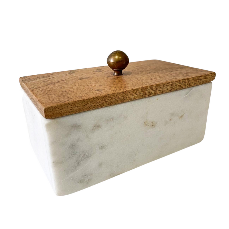 Marmuro ir mango medžio dėžutė "Emily"