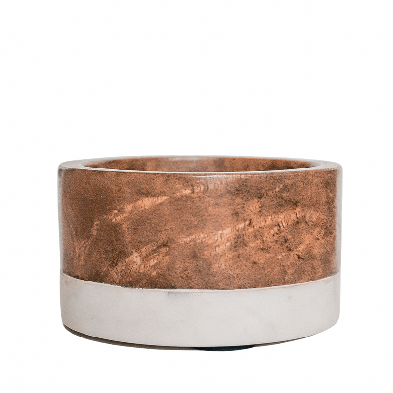 Marmuro ir medžio padėkliukas gėrimui