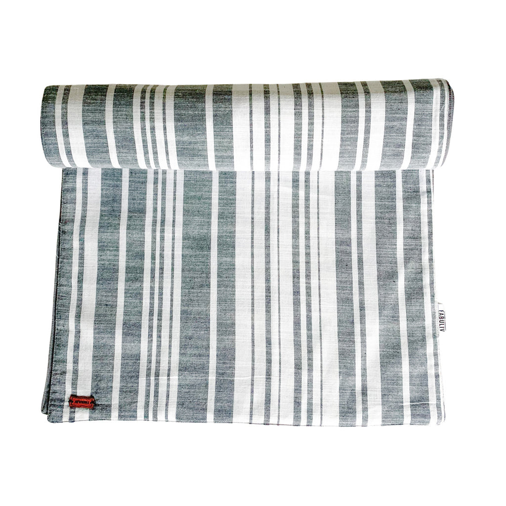 Stalo kilimėlis "Grey Striped" (180 x 38 cm)