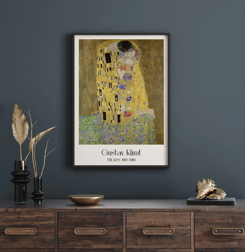 Plakatas "The Kiss by Gustav Klimt"