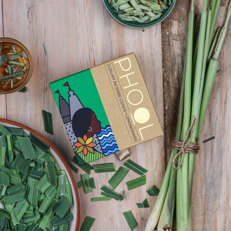 Kūginiai smilkalai „Lemongrass“ (Tikroji citrinžolė)