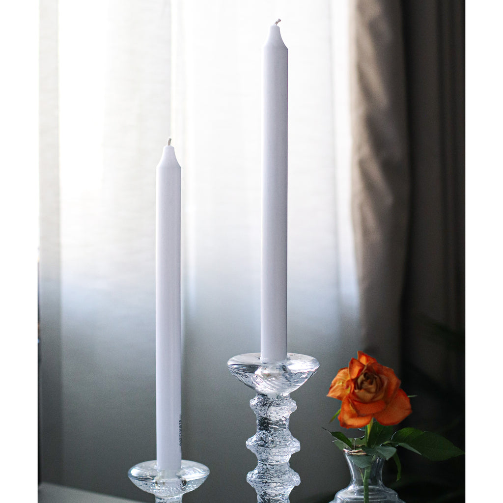 Ilga žvakė „White" (29 cm)