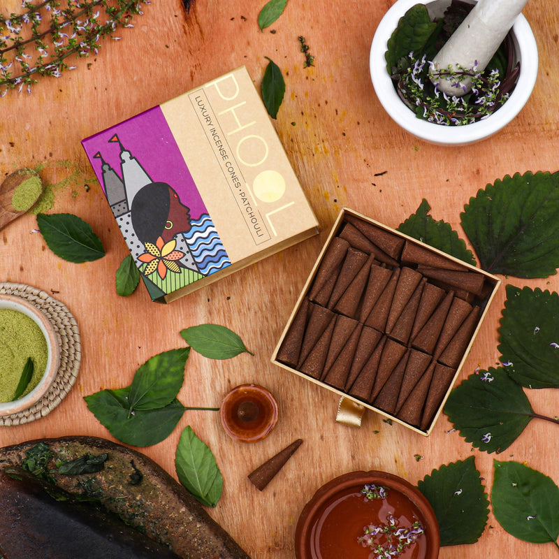 Kūginiai smilkalai „Patchouli“ (Pačiuliai)