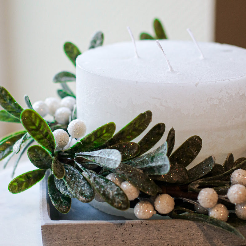 Žvakė su trimis dagtimis „White"