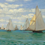 Plakatas "Regatta by Claude Monet"