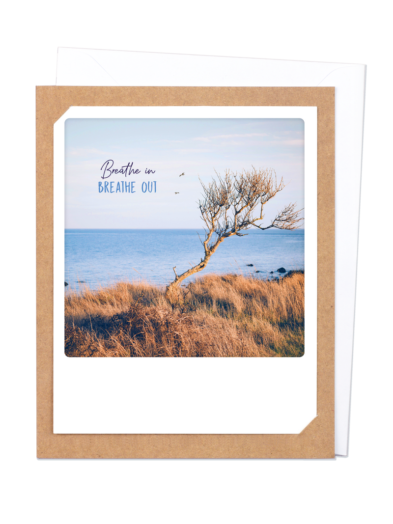 Atvirukas Pickmotion „Breathe in. Breathe out“