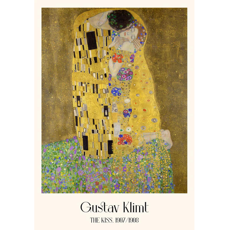 Plakatas "The Kiss by Gustav Klimt"