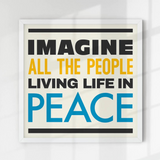 Plakatas "Imagine Peace"