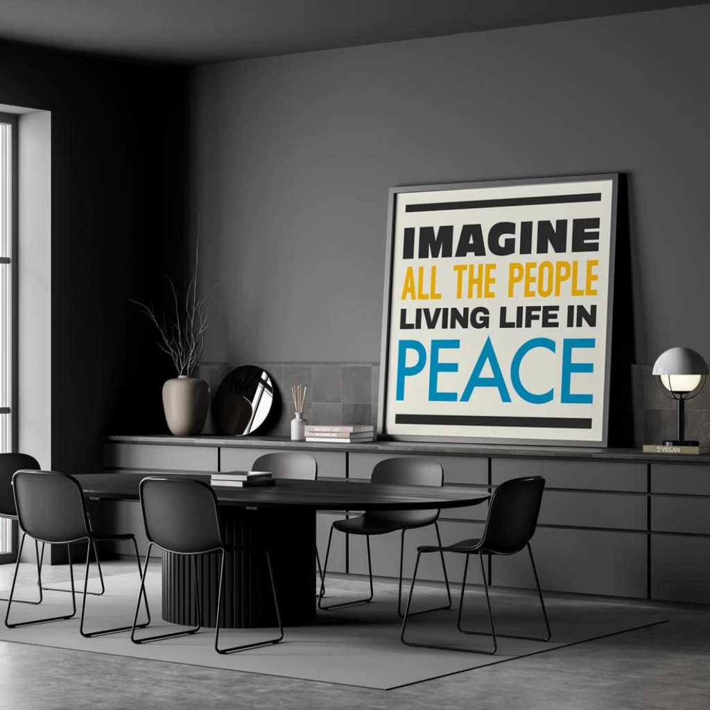 Plakatas "Imagine Peace"