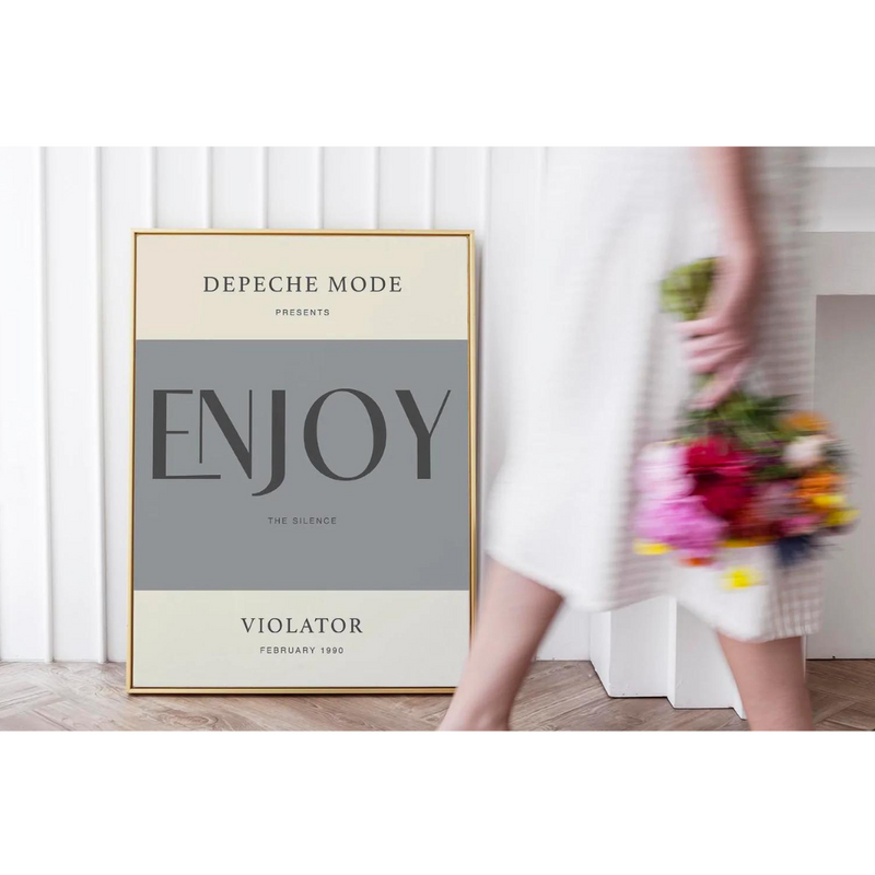 Plakatas "Enjoy The Silence"