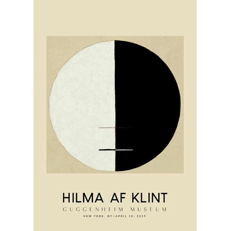 Plakatas "Hilma Af Klint. Buddha's Standpoint"
