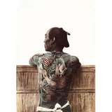 Plakatas "Japanese Man with Tattoo"