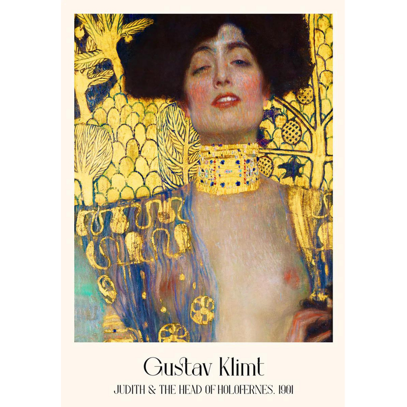Plakatas "Judith by Gustav Klimt"
