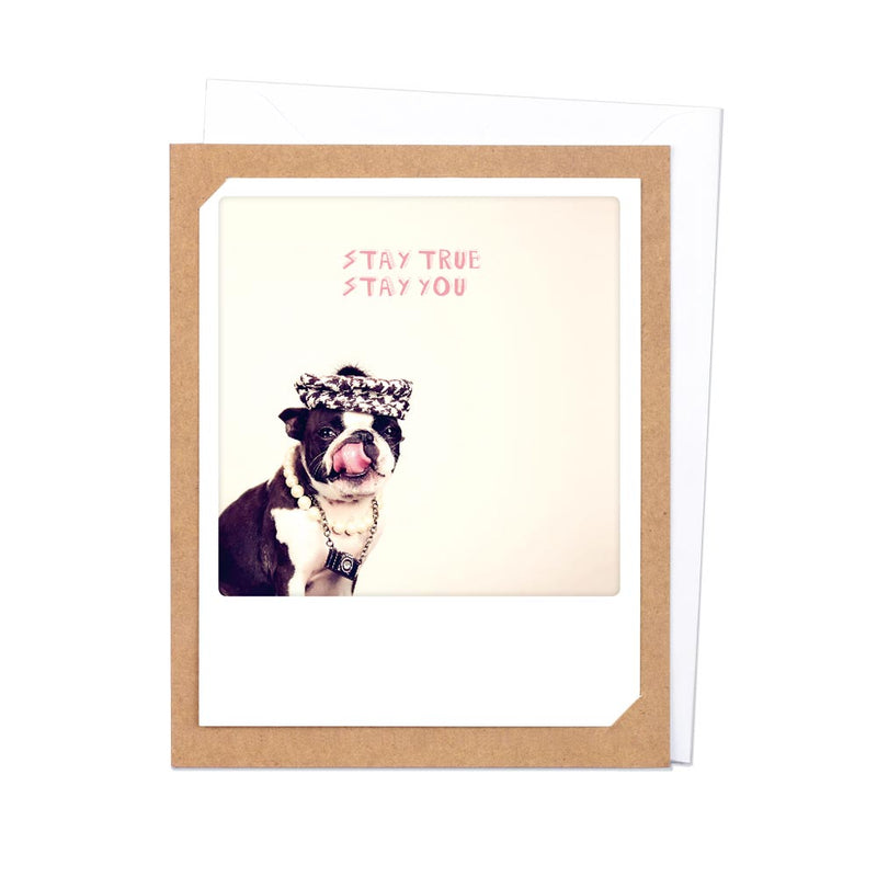 Atvirukas Pickmotion „Stay true. Stay you“