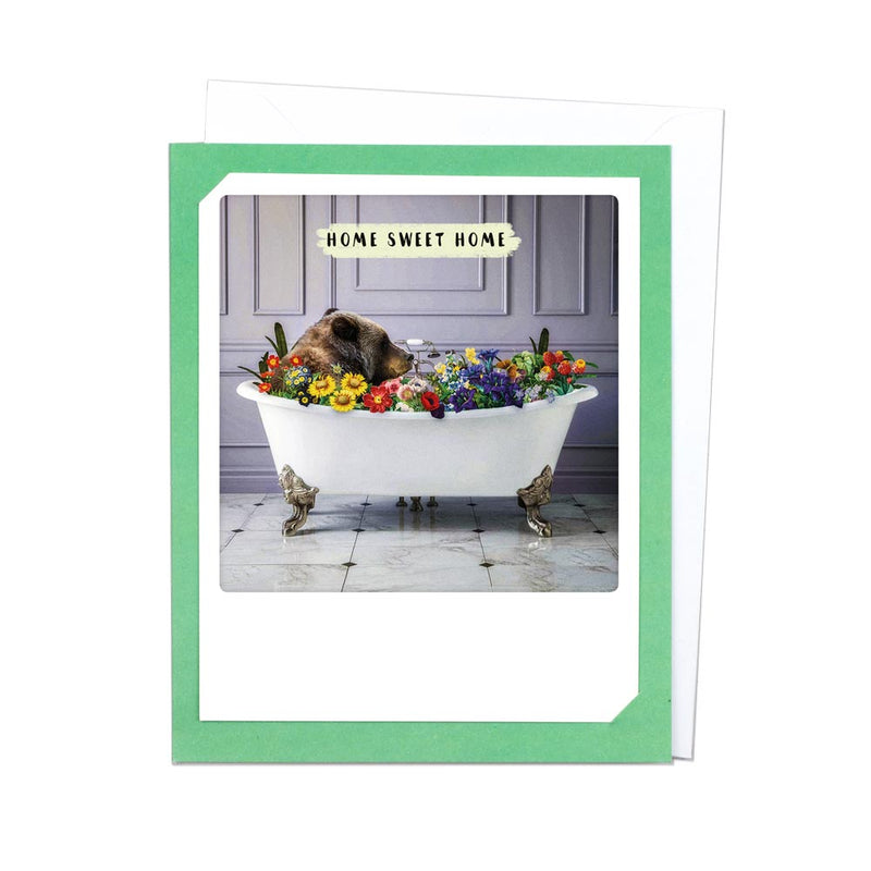 Atvirukas Pickmotion „Home Sweet Home Bear“