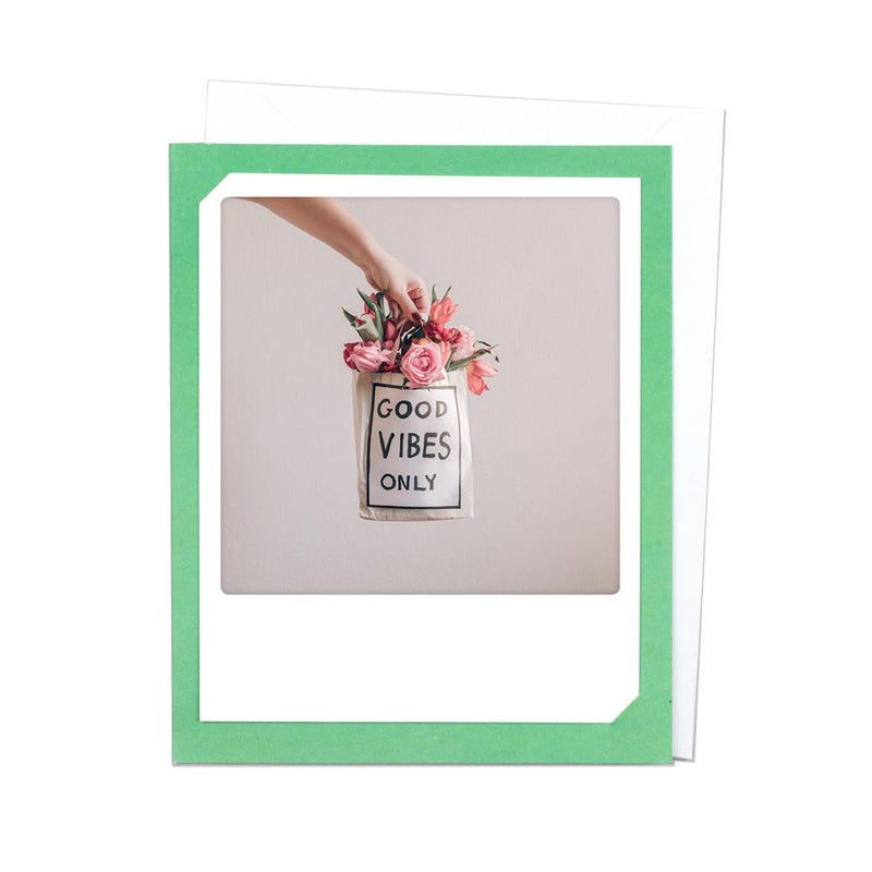 Atvirukas Pickmotion „Good vibes only“