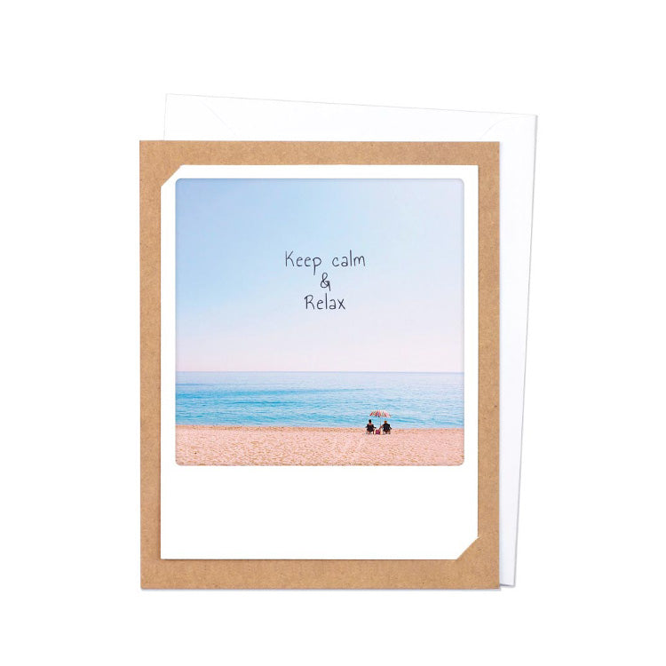 Atvirukas Pickmotion „Keep calm and relax“