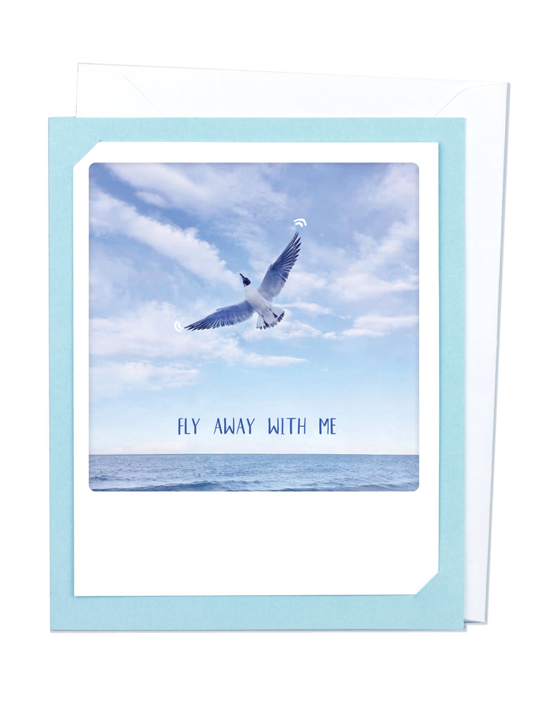 Atvirukas Pickmotion „Fly away with me“
