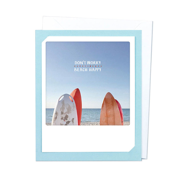 Atvirukas Pickmotion „Don't Worry Beach Happy“