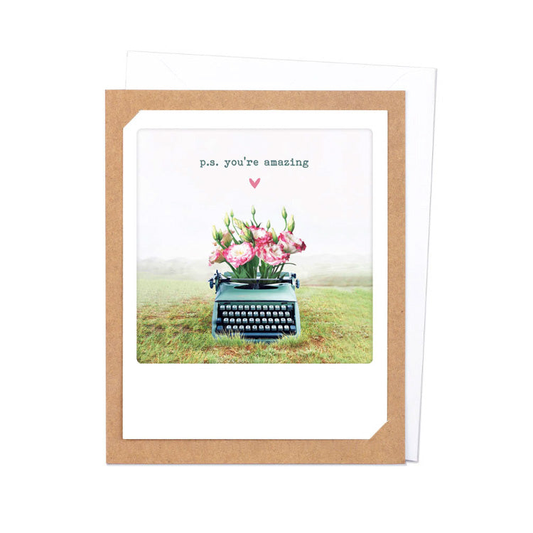 Atvirukas Pickmotion „p.s. you're amazing“